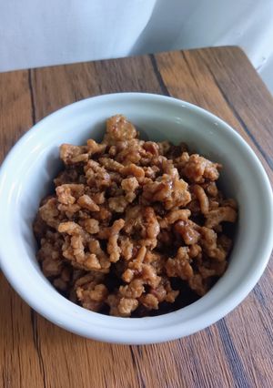 定番レシピ☆豚ひき肉の味噌そぼろ♪-レシピのメイン写真