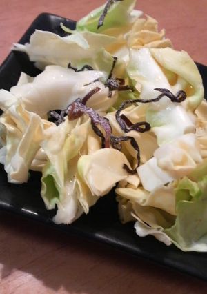 キャベツバリバリ塩昆布和え-レシピのメイン写真