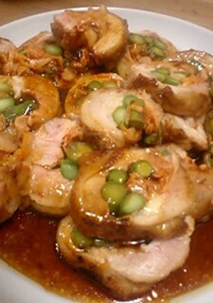 アスパラキムチチーズ鶏肉で巻いCHAO♪-レシピのメイン写真