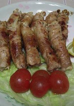 ヘルシー☆豚肉のえのき巻き巻き♪-レシピのメイン写真