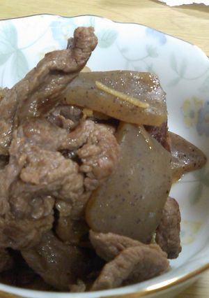 めちゃうま♪牛肉とこんにゃくの甘辛煮☆-レシピのメイン写真