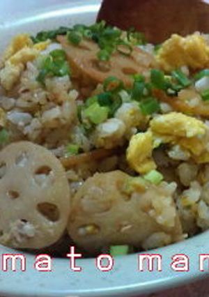 シャキシャキれんこん☆チャーハン-レシピのメイン写真