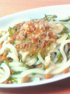 めかぶ納豆のとろとろうどん♪-レシピのメイン写真