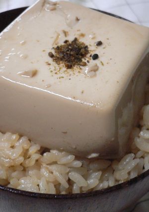 おでんの残り汁でとうめし（豆腐飯）♪♪-レシピのメイン写真