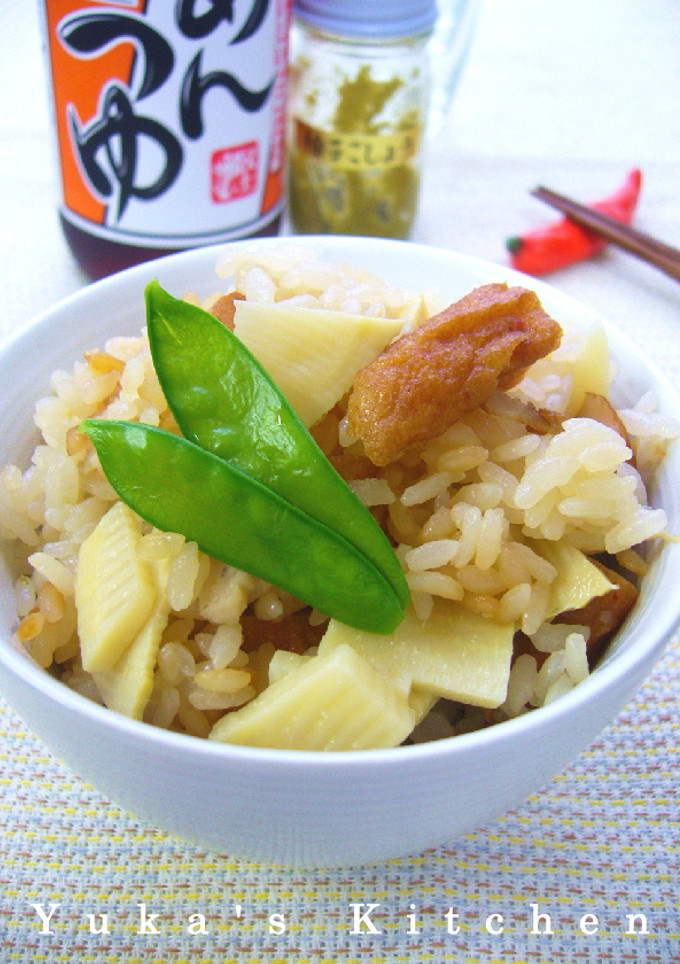 筍とさつま揚げの柚子胡椒炊き込みご飯-レシピのメイン写真