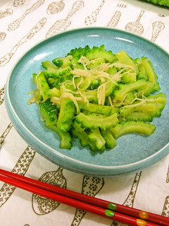 たっぷり生姜とゴーヤの炒め物-レシピのメイン写真