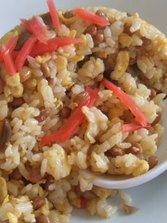 納豆炒飯、召し上がれ。-レシピのメイン写真