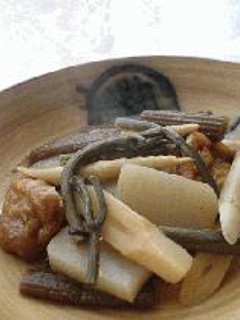 山菜の炊き合わせ-レシピのメイン写真