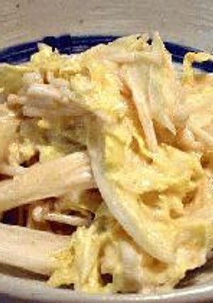 えのきと白菜の胡麻風味あえ-レシピのメイン写真