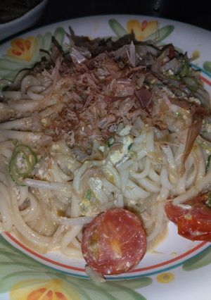 ソーミンチャンプルうどん-レシピのメイン写真