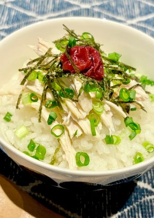 サラダチキンで簡単♩鶏飯風お茶漬け-レシピのメイン写真