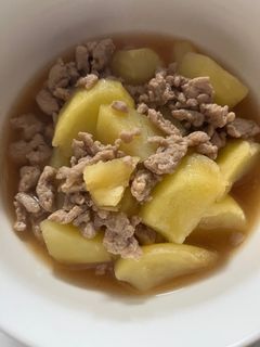 ジャガイモのそぼろ煮-レシピのメイン写真