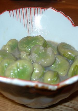 そら豆の甘味噌煮-レシピのメイン写真