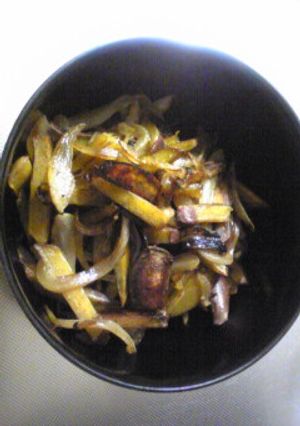 さつまとオニオンのカレー炒め-レシピのメイン写真