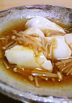 簡単にもう一品！お豆腐えのきあんかけ-レシピのメイン写真