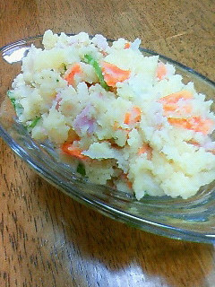 マヨなし!☆低カロで美味しいポテトサラダ-レシピのメイン写真