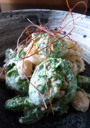こごみとちくわの胡麻マヨサラダ-レシピのメイン写真