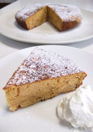 フライパンで☆キャラメルバナナケーキ-レシピのメイン写真