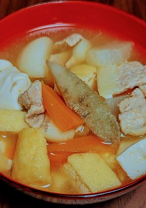 具だくさんの豚汁-レシピのメイン写真