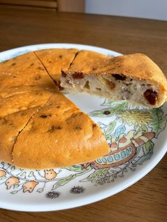 炊飯器⭐︎オートミールバナナレーズンケーキ-レシピのメイン写真