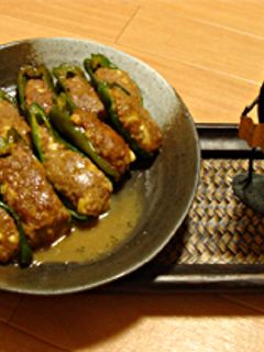 ピーマンの熟成チーズ入り肉詰め-レシピのメイン写真