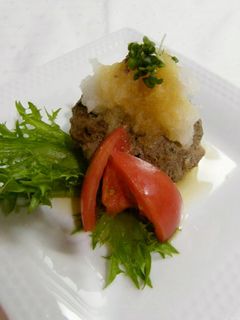 ひじきと枝豆の和風おろしハンバーグ-レシピのメイン写真