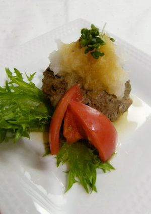 ひじきと枝豆の和風おろしハンバーグ-レシピのメイン写真