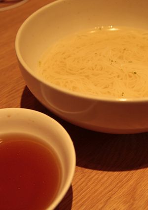 米麺 のスープひたひた-レシピのメイン写真