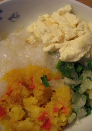 離乳食 かぼちゃとさつまいもの混ぜまぜ-レシピのメイン写真