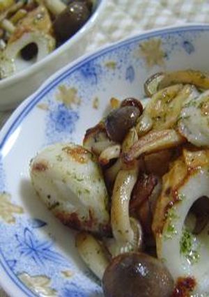 簡単☆ちくわとしめじのマヨ海苔焼き-レシピのメイン写真