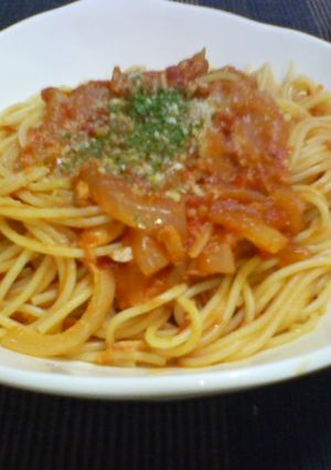 お家にあるもので★ツナトマトスパゲティ-レシピのメイン写真