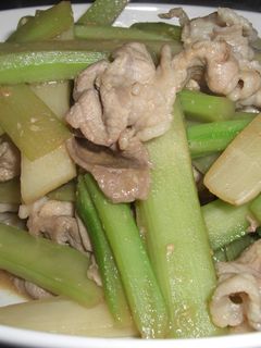 うどと豚肉の味噌炒め-レシピのメイン写真