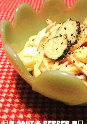 **スパサラ★醤油風味**-レシピのメイン写真