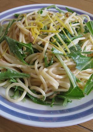 レモンでさっぱり！ツナと水菜のサラダスパ-レシピのメイン写真