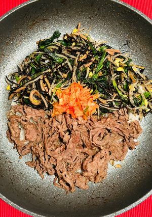 フライパンde石焼ビビンバ-レシピのメイン写真