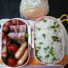 รูปของ シソツナマヨ弁当♪