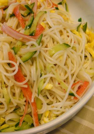 そうめんサラダ「酢バージョン」-レシピのメイン写真