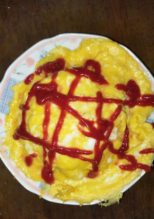 オムライス(薄焼き卵/半熟)-レシピのメイン写真