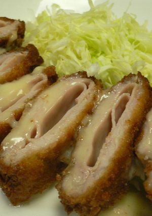ハム&チーズとんかつ♪♪♪-レシピのメイン写真