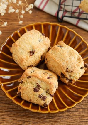 HMで簡単！豆腐のチョコチップスコーン-レシピのメイン写真