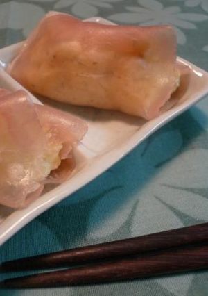 生ハムのポテトサラダ巻き。-レシピのメイン写真