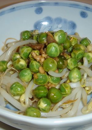 スナップえんどうともやしの和え物-レシピのメイン写真