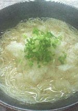 おろしにゅうめん　柚子胡椒風味-レシピのメイン写真