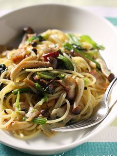 ほうれん草とベーコンのパスタ-レシピのメイン写真