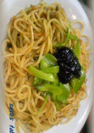 のりの佃煮となめたけパスタ-レシピのメイン写真