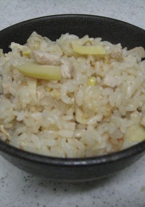 簡単タケノコ御飯-レシピのメイン写真