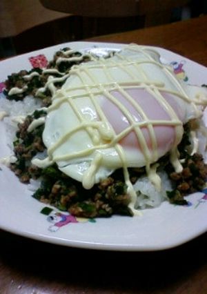 にらとミンチでがっつり飯！-レシピのメイン写真