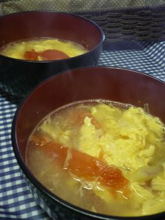 ★たまごとトマトの中華スープ★-レシピのメイン写真