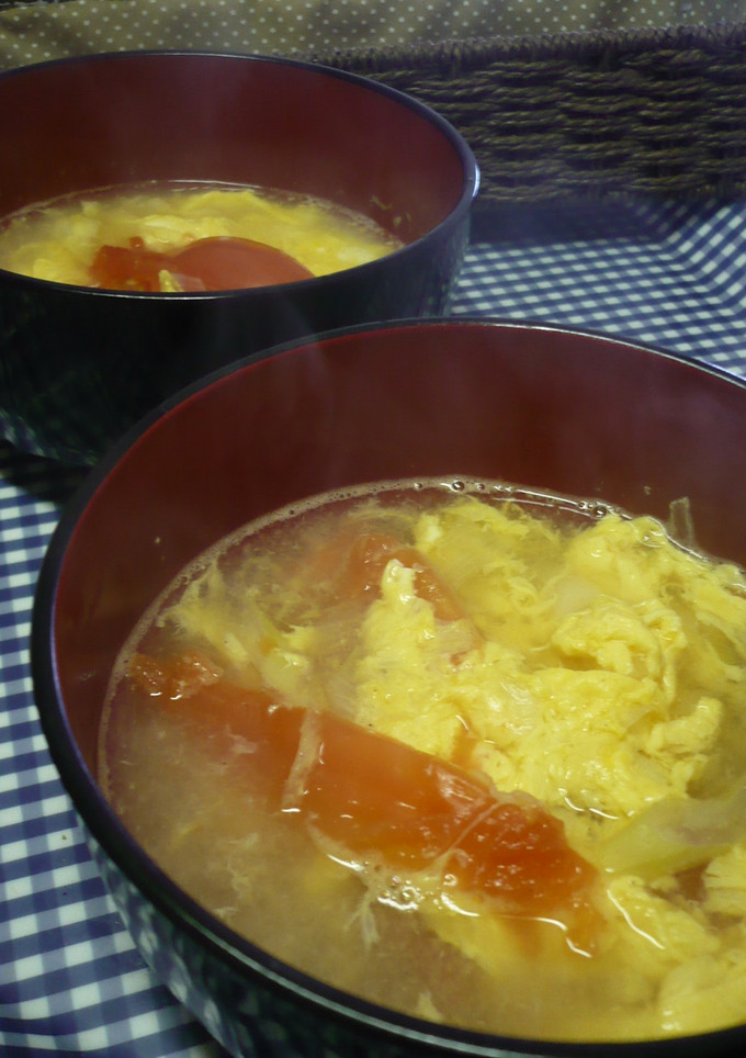 ★たまごとトマトの中華スープ★-レシピのメイン写真