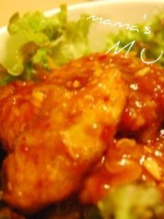 ヘルシー胸肉とスィートチリソースで鶏チリ-レシピのメイン写真
